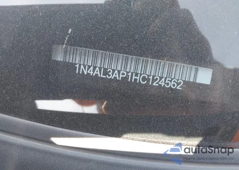 2017 Nissan Altima 2.5 Sr from USA, damaged, VIN 1N4AL3AP1HC124562